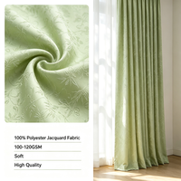 Tissu Jacquard 100% Polyester de Qualité Export, Motif Jacquard Élégant pour Projets Hôteliers et Rideaux de Fenêtre Domestiques