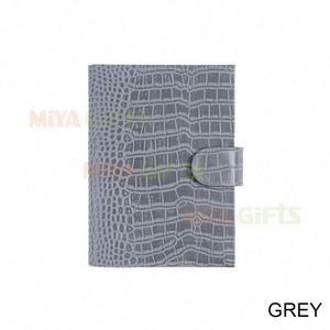 Custom Color Classic Design Cheap Textured PU <strong>Croc</strong> Leather Diary Agenda Cover With <strong>Insert</strong> Smooth Binder Planner - Product Image 6