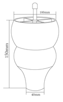 Pieds de meuble réglables en plastique ABS Huicun à prix avantageux, pieds sphériques pour canapé, pour meubles d'extérieur et de chambre