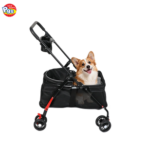 <span class=keywords><strong>Poussette</strong></span> pliable <span class=keywords><strong>pour</strong></span> petits animaux de compagnie, vente en gros <span class=keywords><strong>d</strong></span>'usine, tissu Oxford 600D, 4 roues tout-terrain, porte-gobelet <span class=keywords><strong>pour</strong></span> <span class=keywords><strong>chien</strong></span> et chat, capote réglable - Product Image 3