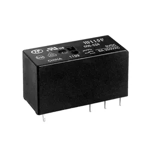 Merrillchip bán dẫn thu nhỏ công suất cao tiếp sức 48VDC 8A dpdt (29mm 12.7mm 15.7mm) THT hf115f/048-2zs4