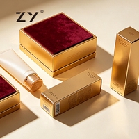Boîtes cadeaux magnétiques personnalisées pour Noël, avec gaufrage et doublure en éponge, emballage rigide pour crème pour le visage