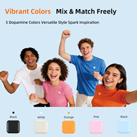 Microphone sans fil M6Q Quad, 5 couleurs, réduction de bruit IA, portée de 300 m, compatibilité étendue pour TikTok, YouTube, podcast, kit vlog