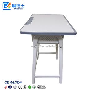 Escritorio Escolar Económico de Entrega Rápida, Muebles Escolares para Niños, Escritorio Individual Cómodo de Madera con Cajón y Ranura para Bolígrafos - Product Image 3