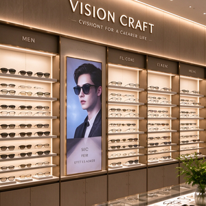 Conception d'intérieur personnalisée pour magasin d'optique, étagères d'exposition de lunettes et mobilier de magasin de détail - Product Image 2