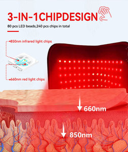 New arrivals 850nm gần hồng ngoại & 660nm LED liệu pháp ánh sáng đỏ Găng Tay Vật Lý phục hồi chức năng tay cứu trợ cho ngón tay - Product Image 5