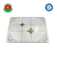 Panneau de plafond en plastique plat résistant à l'humidité OEM 300 mm pour salle de bain, cuisine, hôtel, Pérou