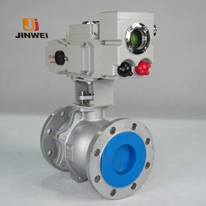 Actuador de Válvula de Bola Eléctrica Motorizada de 2 Vías DC12V/24V, Conexión de Brida de Acero Inoxidable, Control de Agua/Gas, Normalmente Abierta/Cerrada - Product Image 1