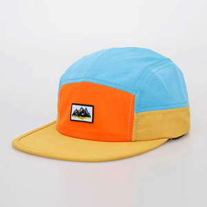 Tùy Chỉnh Thêu Thoáng Khí Không Có Cấu Trúc <span class=keywords><strong>5</strong></span> Bảng Điều Chỉnh Hat Chất Lượng Cao Cá Nhân Chạy Hat Sản Xuất OEM Trại <span class=keywords><strong>Cap</strong></span> Cho Nam Giới - Product Image 2