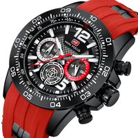 MINI FOCUS Tendance Design Horloge Marque Hommes De Luxe Étanche Usine Sport Montres À Quartz Avec Montre-Bracelet Bracelet En Silicone MF0290G