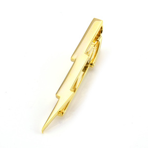 <strong>Wholesale</strong> <strong>Lightning</strong> Design Novelty Tie Clips Custom Suit Shirt Fashion Accessory Tie Pin Wedding Tuxedo Jewelry Tie Bar Gift Set - Product Image 3