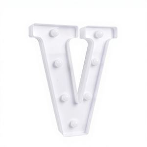 Luce a LED per Insegne a Lettere V, Bianco Caldo, IP44, Illuminazione Decorativa per Casa ed Eventi - Product Image 1