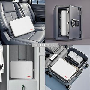 Maletín <span class=keywords><strong>Portadocumentos</strong></span> Portátil Popular, Organizador de Archivos Resistente al Fuego con Cerradura para Documentos, Pasaportes y Certificados - Product Image 5