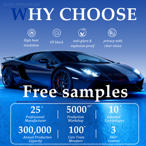 Contáctame para Obtener una Muestra Gratis de Película para Ventanas de Automóviles con Cambio de Color, Película Solar Camaleón Autoadhesiva para Vidrios de Automóviles - Product Image 2