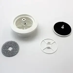 Cheaper Ceiling Mounted Adjustable Round Air Vent White Plastic Circular Vent Cover For Hvac