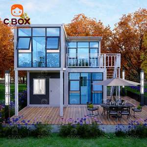 Cbox Customized Flat Pack Hotel Modular Luxury Villa for Outdoor Ready Made Office Restaurant Mobile Container House - Product Image 1