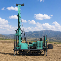 Foreuse hydraulique portative sur chenilles JDL-5 pour puits profonds, machine de forage diesel 500m, équipement de carottage et d'échantillonnage de carottage
