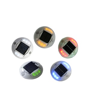 จัดส่งฟรีค่าใช้จ่ายสีขาว urtal Bright กลางแจ้งดาดฟ้าพลังงานแสงอาทิตย์นำแสง IP67กรวยจราจร - Product Image 4
