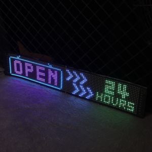 شاشة عرض رقمية مرنة من نوع <span class=keywords><strong>LED</strong></span> فائقة الجودة من النوافذ الخلفية للسيارات شاشة عرض <span class=keywords><strong>LED</strong></span> ملونة بشاشة <span class=keywords><strong>LED</strong></span> تعمل بتطبيق APP للتحكم في السيارة شاشة عرض <span class=keywords><strong>LED</strong></span> للإعلانات - Product Image 4