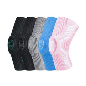 Fabricant OEM Genouillère de sport pour hommes et femmes <span class=keywords><strong>Mx</strong></span> Outil de soutien du genou Manchon de genou avec gel de silicone - Product Image 1