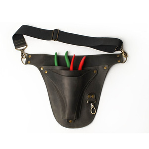 PU <b>leather</b> florist <b>tool</b> storage bag, gardening <b>tool</b> bag, outdoor pruning and trimming waist bag - Product Image 5