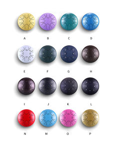 Instruments de musique à percussion pour enfants en vente en gros, livraison directe, tambour à langue en acier miniature de 6 pouces - Product Image 5