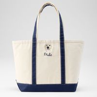 Sac fourre-tout personnalisé en toile souple brodée de grande capacité pour le shopping et les voyages