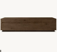 Table basse rectangulaire en chêne MONTECITO, style moderne minimaliste, meubles de salon, décorative, écologique, durable