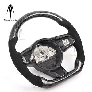 Volant en fibre de carbone Alcantara adapté pour <span class=keywords><strong>Jaguar</strong></span> E-PACE XE XEL XFL XJ F-TYPE XF F-PACE Ftype - Product Image 2