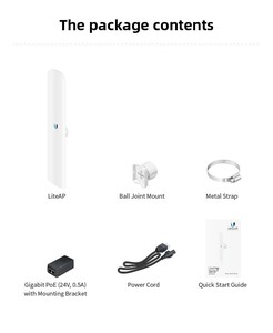 Ubiquiti <span class=keywords><strong>UBNT</strong></span> LAP-120 AirMAX LiteAP AC อุปกรณ์เชื่อมต่อไร้สายภายนอกอาคารแบบ CPE - Product Image 4