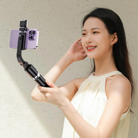Perche à selfie télescopique extensible de 170 cm avec télécommande sans fil et lumière LED
