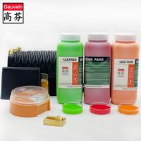 Peinture pour le bord des cuirs à base d'eau, spécialement conçue pour les articles en cuir, offre une excellente couverture, haute qualité