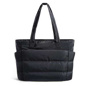 Bolso de Hombro Tipo Tote con Cierre, de Capacidad Mediana a Grande, para Mujer, para Viajes Diarios, para Portátil, Bolso de Mano Portátil para Viajes de Invierno, Urbano - Product Image 6