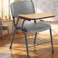 Meubles scolaires modernes, bureau et chaise en bois pour les élèves du secondaire, ensemble de table scolaire pour adultes de la collège du Guangdong