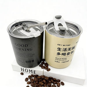 Mug de voyage écologique réutilisable à prix abordable avec logo personnalisé, anti-fuite, de qualité alimentaire, avec poignée et couvercle - Product Image 6