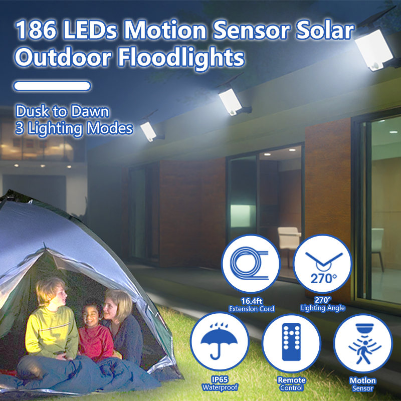 solar powered motion sensing lights