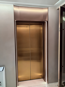 <span class=keywords><strong>Ascenseur</strong></span> de passagers moderne en acier inoxydable et en verre avec une conception sûre et durable, installation facile, entraînement VVVF pour une utilisation intérieure/extérieure - Product Image 4