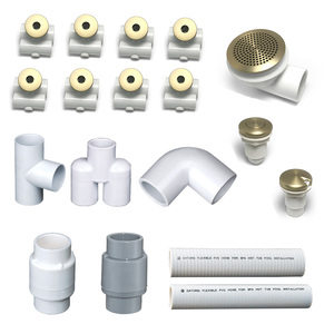 <span class=keywords><strong>Buse</strong></span> de Massage en acier inoxydable ABS chromé, accessoires pour baignoire à Jet d'eau <span class=keywords><strong>SPA</strong></span> - Product Image 4