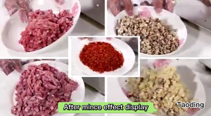 Machine à hacher la viande électrique hautement efficace, nouvelle, à usage industriel, automatique, capacité de 120 kg/h - Product Image 6