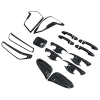 Kit complet de garnitures extérieures en carbone noir neuf pour Toyota Hilux Travo 2026 avec accessoires de protection