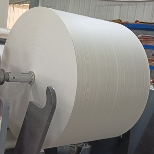 วัตถุดิบกระดาษเคลือบ PE สองด้านสำหรับทำแก้วกระดาษ กันน้ำ ปรับแต่งได้ สำหรับเครื่องดื่มและอาหาร เกรดอาหาร แบบม้วน - Product Image 3