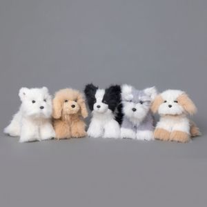 Juguete de Peluche de <span class=keywords><strong>Perro</strong></span> Realista al por Mayor, Animal de Peluche Personalizado, Schnauzer, Poodle, Westie, Muñeco de Juguete para Niños, Regalo de Cumpleaños - Product Image 1
