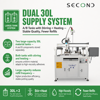 Machine de distribution et de scellement automatique de colle époxy liquide bicomposante PU, certifiée ISO CE, à 3 axes, avec servomoteur, modèle ab 2k