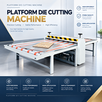 Machine de découpe à plat manuelle MQJ, fournie directement par l'usine, pour la fabrication précise de boîtes en carton ondulé