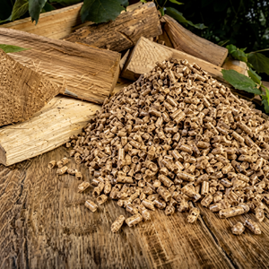 Granulés de bois SEPON en forme de bâtonnets 8mm x 10-40mm, faible teneur en cendres 3%, humidité 10%, 4000J par calorie, pour systèmes de chauffage, densité 600kg/m³ - Product Image 1