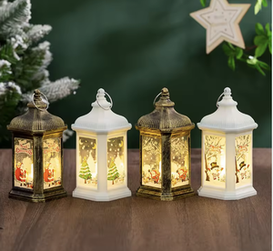 Светящийся LED-светильник в виде Санта-Клауса и Снеговика, новогоднее украшение для дома и елки, подарок на Рождество - Product Image 2