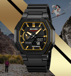 Reloj Digital Deportivo Multifuncional SKMEI 2438 con Hora Mundial, 5 Alarmas, DST, Resistente al Agua hasta 50 m para Hombre - Product Image 3