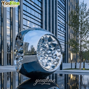 Tóm tắt hiện đại trang trí vườn thép không gỉ ngoài trời kim loại sân nghệ thuật điêu khắc - Product Image 4