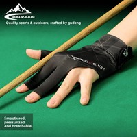 Gants de billard WRELS antidérapants, durables, respirants, à trois doigts, pour la compétition, pack individuel, gants de snooker