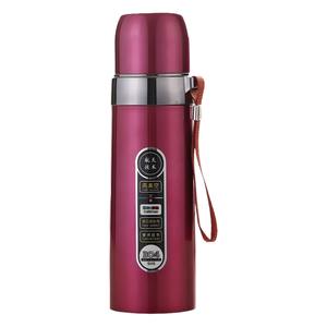 Bouteille d'eau isolée en acier inoxydable de grande capacité Hommes Femmes Portable Sports de plein air Camping Ventouse Durable Courte Robuste - Product Image 5